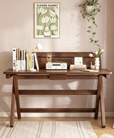 Table d'ordinateur pliable en bois massif, moderne et minimaliste, de haute qualité, compacte, sans installation, pour salon ou bureau d'enfant