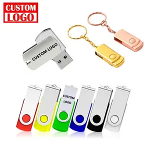 Promotional Gift Metal USB Flash Drive Custom USB Flash Stick Pendrives 16GB 32GBB 64GB 128GB
