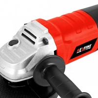 Meuleuse d'angle 125 mm 1200 W à vitesse variable, outil électrique pour la découpe, le meulage et le polissage du métal, poignée souple, certifiée CE GS