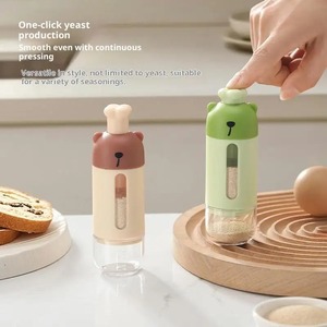 Metering Salt Shaker Push Type Salt Dispenser Salt Tank Sugar Bottle Shaker Canister Quantitative Salt Shaker Moisture-proof - Product Image 6
