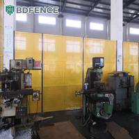 Clôture de sécurité perforée pour atelier en acier à faible teneur en carbone, soudure sans soudure, épaissie, antirouille, équipement d'isolement pour zone industrielle
