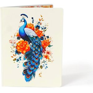 Pop up Animal Shape 3D <b>Gloss</b> Lamination <b>Paper</b> Birthday Card for Women Wife Mum Birthday Occasion - Product Image 4