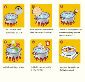Nouilles de chou épicées nouilles instantanées coréennes nouilles de bœuf aux <span class=keywords><strong>champignons</strong></span> - Product Image 6