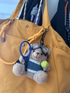 Peluche ours en peluche avec vêtements, <span class=keywords><strong>pull</strong></span>, porte-clés, jouet en peluche, porte-clés, ours en peluche, jouet en peluche, porte-clés - Product Image 3