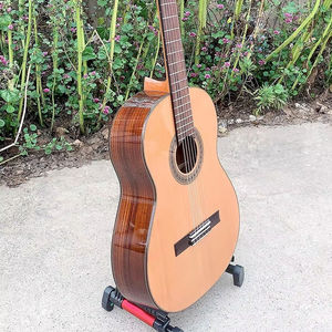 Video Demo per il marchio professionale Aiersi fatto a mano 39 pollici in cedro massiccio Top corpo in palissandro <span class=keywords><strong>Vintage</strong></span> chitarra classica - Product Image 1