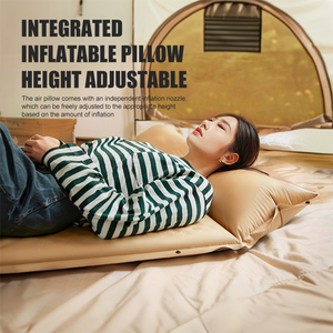 Kaki <span class=keywords><strong>Auto</strong></span> Air Matelas Éponge Double Largeur Randonnée Tente <span class=keywords><strong>Coussin</strong></span> de Repos pour Deux Personnes - Product Image 3