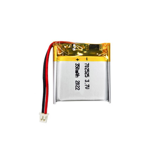 Batterie au lithium polymère 702525 3.7V 350mAh rechargeable Lipo Li-polymère avec PCM - Product Image 4