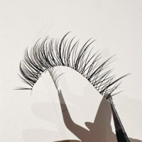 ASJ 5 paires de faux cils auto-adhésifs sans colle - Cils naturels effilés style manga - Réutilisables, sans colle, cils en bande complète