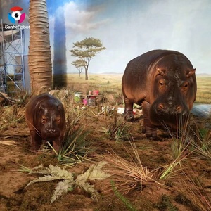 Parque de Atracciones personalizado, Animal de simulación, Animal animatrónico, hipopótamo - Product Image 4