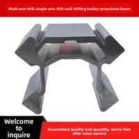 Accessoires pour foreuse hydraulique de roche : Plaque supérieure de poutre de poussée en alliage d'aluminium, Garde de foreuse avant, Foreuse multi-bras