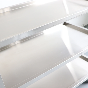 High-quality Stainless Steel <strong>Trolley</strong> with Multi-<strong>layer</strong> Shelves and Brakeable Wheels, Suitable for <strong>Hospitals</strong> - Product Image 4