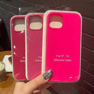 เคสซิลิโคนเหลวของแท้,สำหรับ <span class=keywords><strong>iPhone</strong></span> 11 12 13 Pro XS Max XR X สำหรับ <span class=keywords><strong>iPhone</strong></span> 7 8 <span class=keywords><strong>Plus</strong></span> 6 <span class=keywords><strong>6S</strong></span> 11 Pro SE 2020 - Product Image 1