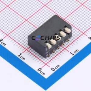 DG-05PD DIP Switch SMD,P=2.54mm Switch Piano Key Single Pole Single Throw 5 2.54mm - Product Image 1