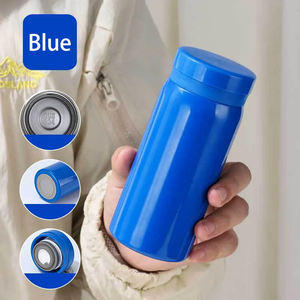 200ML 350ML 304 Stainless Steel Mini <b>Thermos</b> <b>Bottle</b> with Bouncing Lid Double Wall Vacuum Insulated Travel Tumbler - Product Image 6