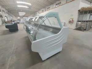 Réfrigérateur deli avec porte en <span class=keywords><strong>verre</strong></span>, 2.5 mètres de long, ascenseur, affichage pour la viande, vitrine de levage - Product Image 2