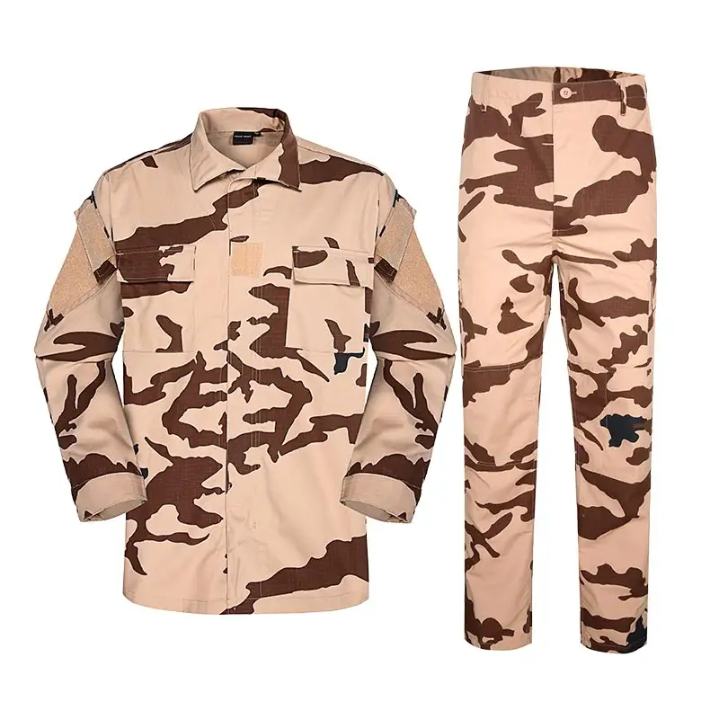 CXXGZ BDU Tactical Desert Camouflage Uniform For Training and Hunting Outdoor Custom Wholesale Uniform