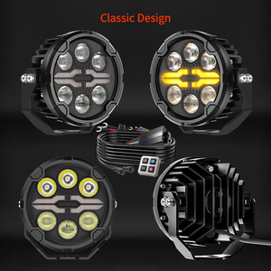 Feux avant de moto tout-terrain Y45 Led 4,5 pouces, faisceau haut et bas, stroboscope, intensité réglable pour Ducati <span class=keywords><strong>KTM</strong></span> Honda Suzuki - Product Image 6