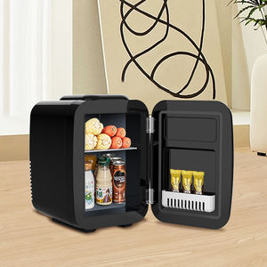 Nouveau 4 litres <span class=keywords><strong>12</strong></span> <span class=keywords><strong>volts</strong></span> dc réfrigérateur jeu de jeu réfrigérateur Portable petit réfrigérateur lumière <span class=keywords><strong>LED</strong></span> miroir mini réfrigérateur - Product Image 5