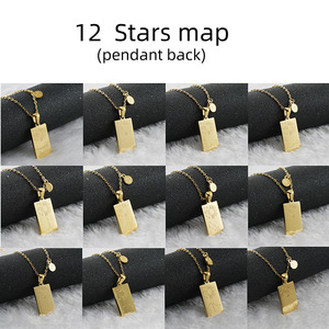 Collar <span class=keywords><strong>con</strong></span> Signo Zodiacal para Mujer, Colgante de Carta del Tarot de Constelación, Regalo para Niñas, Regalo del Día de la Madre, Virgo, Tauro, <span class=keywords><strong>Escorpio</strong></span>, Sagitario, <span class=keywords><strong>Piscis</strong></span> - Product Image 3