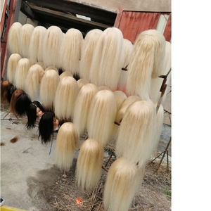 Cabeza de Maniquí con Cabello Sintético para Tejer Pelucas, Cosmetología, Estilismo, Peluquería, Moda, Salón, 20 Pulgadas, Unisex - Product Image 5