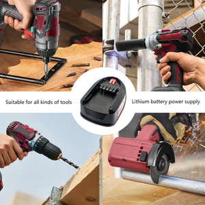 Paquete de Baterías de Iones de Litio de 18 V y 2.0 Ah/3.0 Ah, Repuesto para Herramientas Eléctricas Inalámbricas <span class=keywords><strong>Bosch</strong></span> de 18 V Antiguas de Tipo Media Luna BAT609 BAT610 - Product Image 4