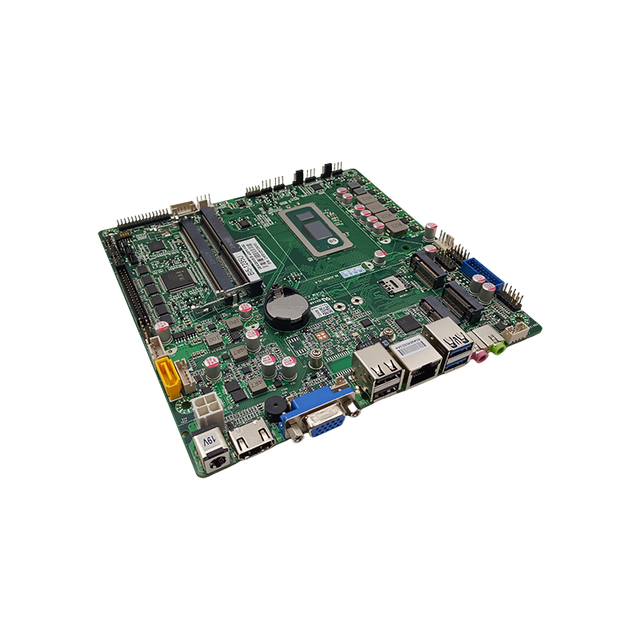 New OEM ODM Intel I5 1235U 12th Gen Mini-ITX Industrial Motherboard DDR4 Single Max 64GB Integrated  VGA LVDS/eDP Triple