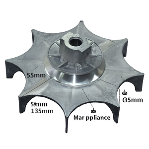 Washing Machine <b>Pulley</b> 55mm 12mm Shaft 135mm Diameter Motor Part For <b>Laundry</b> Appliance - Product Image 2