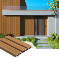 Revêtement mural extérieur WPC co-extrudé Coowin résistant aux UV pour bâtiments scolaires - Prix de gros pour projets publics
