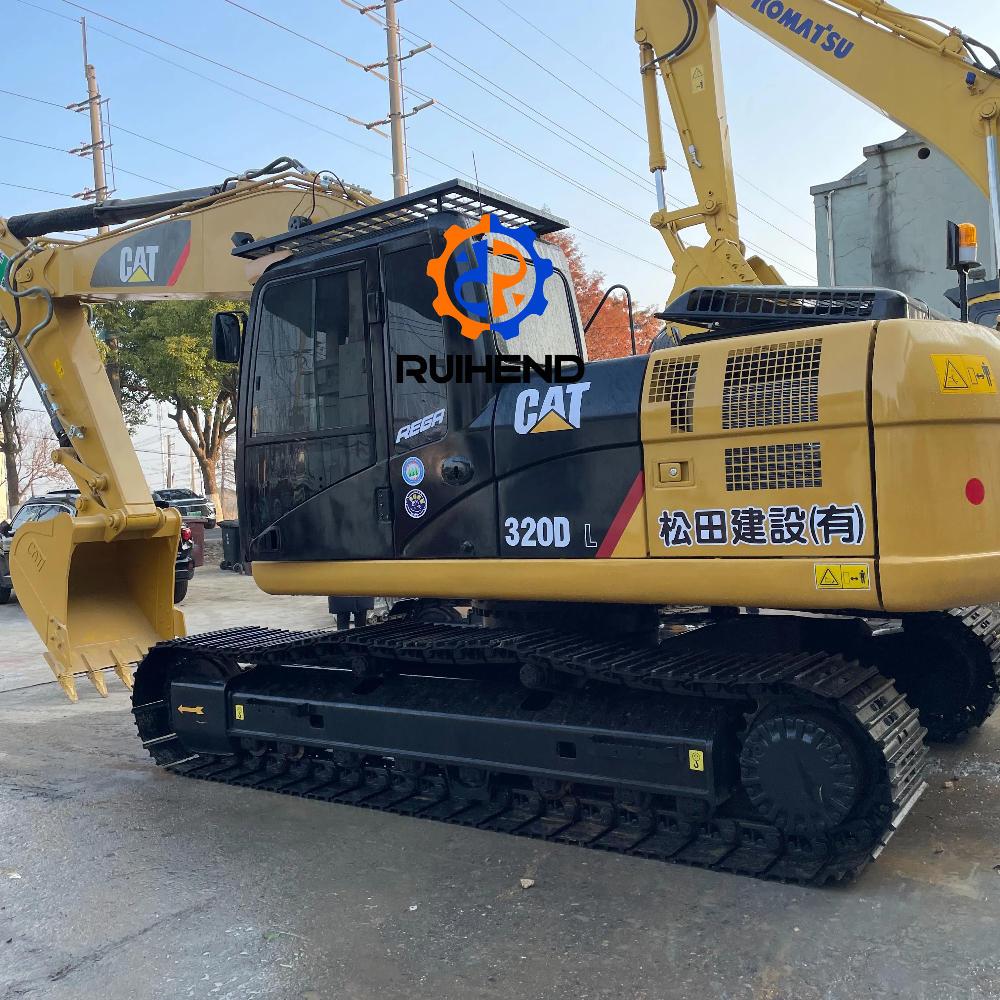 Экскаватор Подержанный CAT 320D 2L по низкой цене, отличная производительность, подержанный экскаватор гусеничный 320, распродажа
