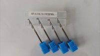 Fraise à queue en carbure à 2 dents en acier au tungstène, personnalisée OEM, pour usinage CNC, fraise 2F