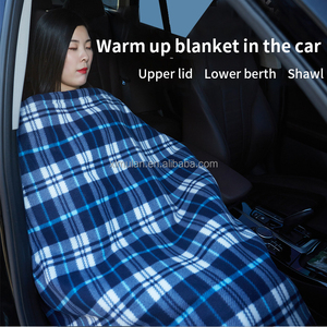 Chần polyester Chăn điện cho xe ô tô 12V kiểm soát nhiệt độ có thể giặt và gấp lại cho những buổi dã ngoại mùa đông - Product Image 4