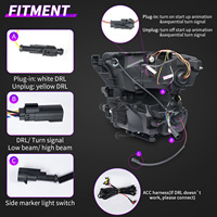 Accesorios para Camionetas, Luz Trasera LED Plug & Play para Ford Ranger Raptor, Luz de Freno Secuencial, Reemplazo OEM
