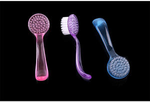 Brosse professionnelle de lavage de poussière d'art d'ongle brosse de nettoyage de maquillage à tête ronde outils de manucure et de pédicure - Product Image 3