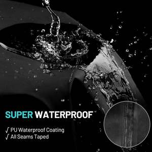 मेसोरोक सार्वभौमिक फिट पंक्तिबद्ध मोटरसाइकिल कवर ऑक्सफर्ड वाटरप्रूफ फोल्डेबल आउटडोर मोटरसाइकिल कवर - Product Image 4