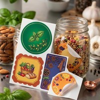 Autocollants adhésifs en PVC holographique YSB durables et conformes aux normes alimentaires - Écologiques et imperméables pour l'emballage de bonbons, d'aliments pour animaux et de sandwichs