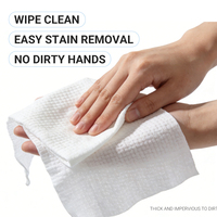 Lingettes humides personnalisées avec logo, rafraîchissantes, pour la maison, scellées sur quatre côtés, écologiques, non tissées, extra douces, pour nettoyage individuel