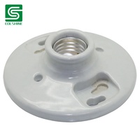 Longue durée de garantie E27 porte-ampoule douille en céramique base de lampe durable et efficace pour appliques murales