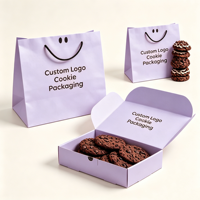 Boîte d'expédition en carton ondulé personnalisée avec insert de séparation pour l'emballage de biscuits, desserts et aliments, boîte cadeau pour l'e-commerce