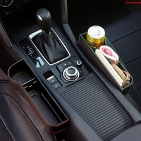 Organisateur de siège de voiture multifonctionnel, boîte de rangement pour l'espace entre les sièges, pour conducteur et passager