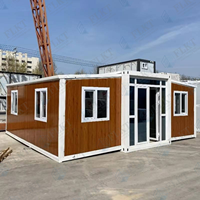 FLKT Maisons Modulaires Préfabriquées Modernes 20ft 40ft – Villa Conteneur de Luxe Extensible et Pliable – Kit Maison Préfabriquée Portable