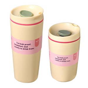 Vasos de viaje personalizados de 12oz/20oz, tazas de café de acero inoxidable de doble pared, a prueba de fugas, con pajita y tapa, libres de BPA. - Product Image 1