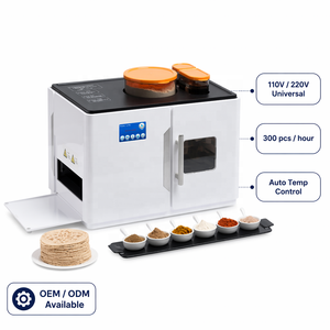 Máquina Comercial Inteligente para Hacer Roti, 110V/220V, Totalmente Automática, Eléctrica, para Restaurantes, Hoteles, Cantinas, OEM Disponible, 1 Año de Garantía - Product Image 1