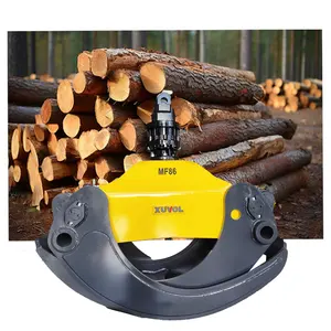 Forest grapple logging forwarder with rotation 360 rotating hydraulic log grapple for sale