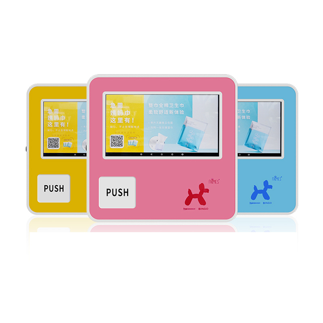 MJK 21.5 Inch Sanitary Pad Vending Machine with QR Code Payment System Android or Windows OS LCD Touch Screen