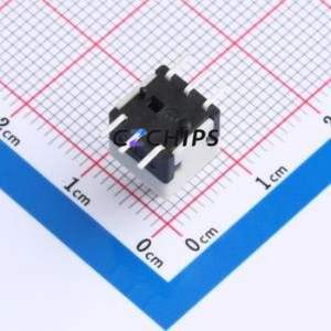 PS-8055SVB-6PNA Push Button Switch SMD Switch No Lock Rectangle Plunger 500mA 24V - Product Image 2