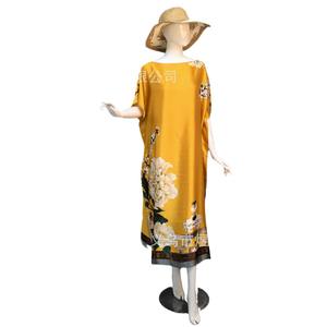 2025 colección Primavera Verano elegante suelto Simple Floral conjunto de dos piezas vestido musulmán de gran tamaño <span class=keywords><strong>Falda</strong></span> larga Casual lujoso - Product Image 5