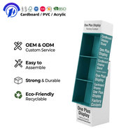 Support d'affichage au sol en carton ondulé personnalisé, présentoir en papier pour magasin de détail, pour la promotion de produits, OEM ODM