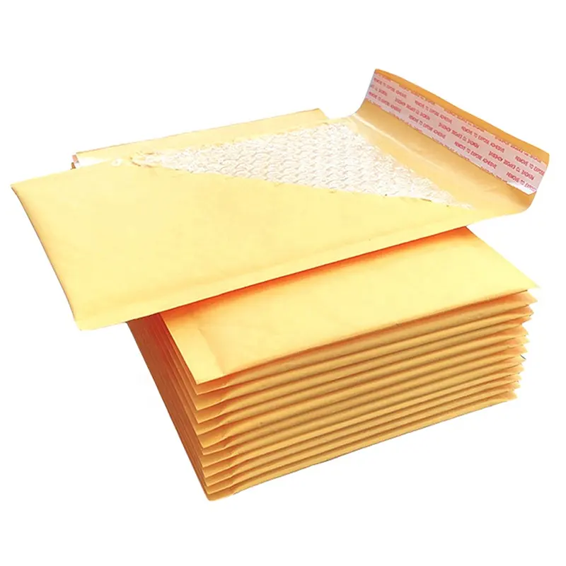 2020ใหม่ OEM ที่กำหนดเองฟองจดหมายกระดาษถุงฟองจดหมายจดหมายเบาะซองจดหมายกระดาษซองจดหมายกระดาษคราฟท์ห่อหุ้ม Oppe Bulle