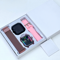 Montre connectée carrée GT16, tracker de santé et de forme physique avec surveillance de la fréquence cardiaque, écran TFT, charge sans fil