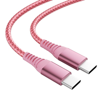 Cable de Datos Tipo-C a USB C de Carga Rápida para Accesorios de Teléfono Móvil, Proveedor de Fábrica